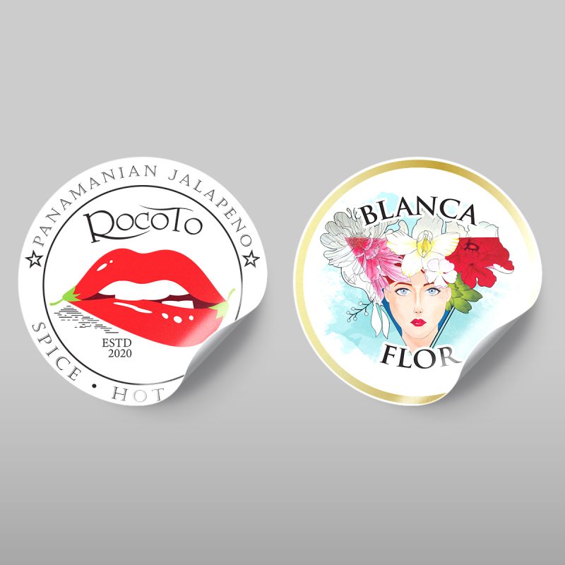 Sticker Mockup Trazos