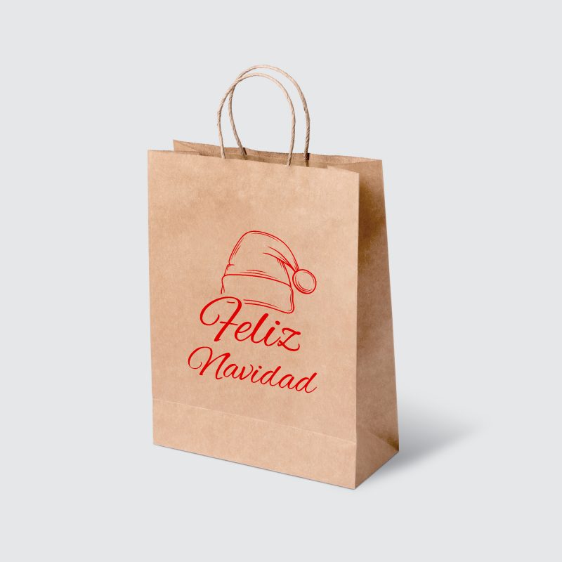 Bolsa de papel con manigueta MOCKUP FN
