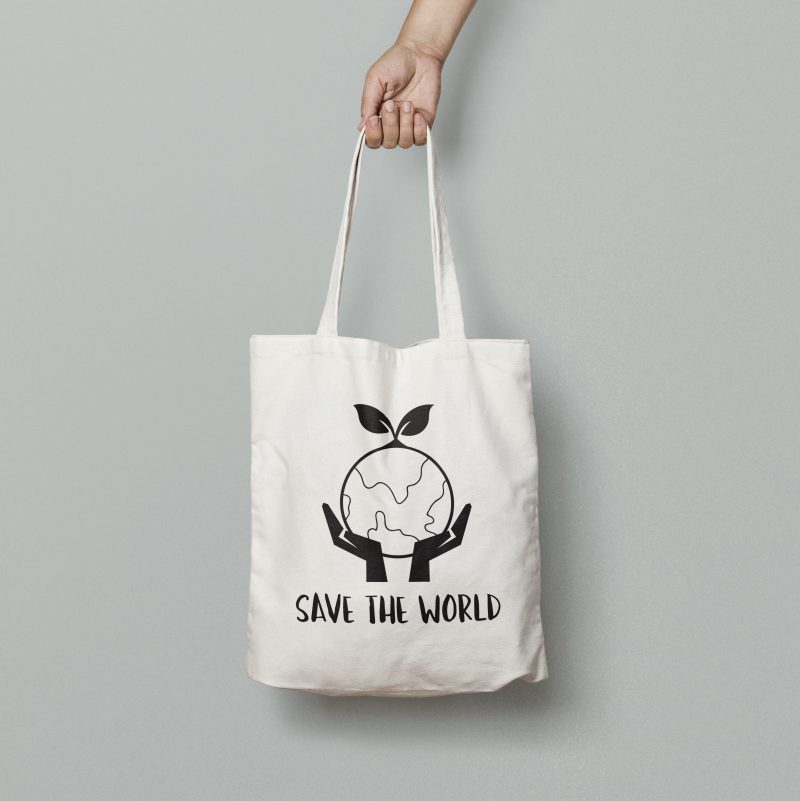 Save the workdCanvas Tote Bag MockUp
