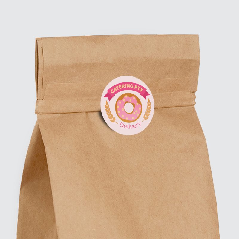 Sticker CateringPTY mockup